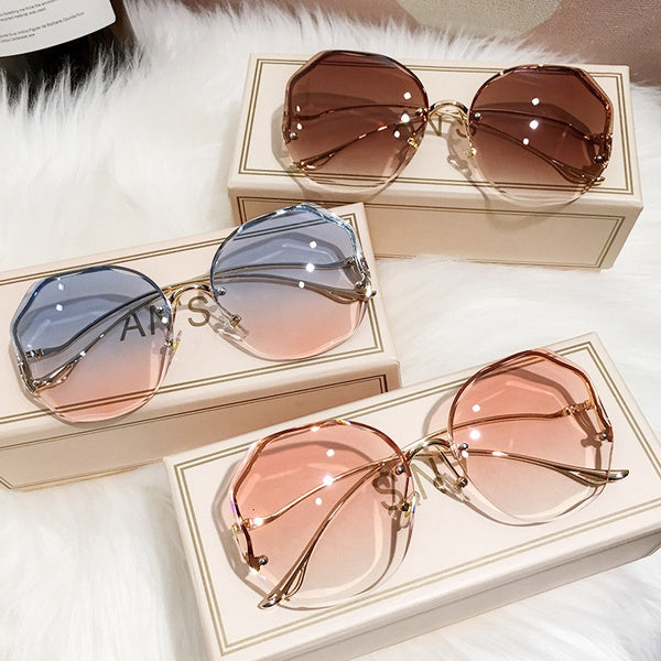 3-Pack: Fashion Tea Gradient Sunglasses Wholesale Pice Cheap Pice