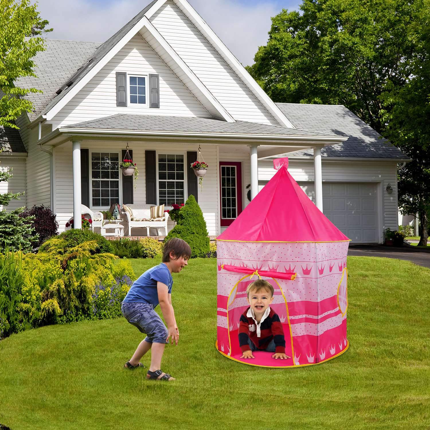 Kids Foldable Pop Up Play Tent Marketable Sale Online