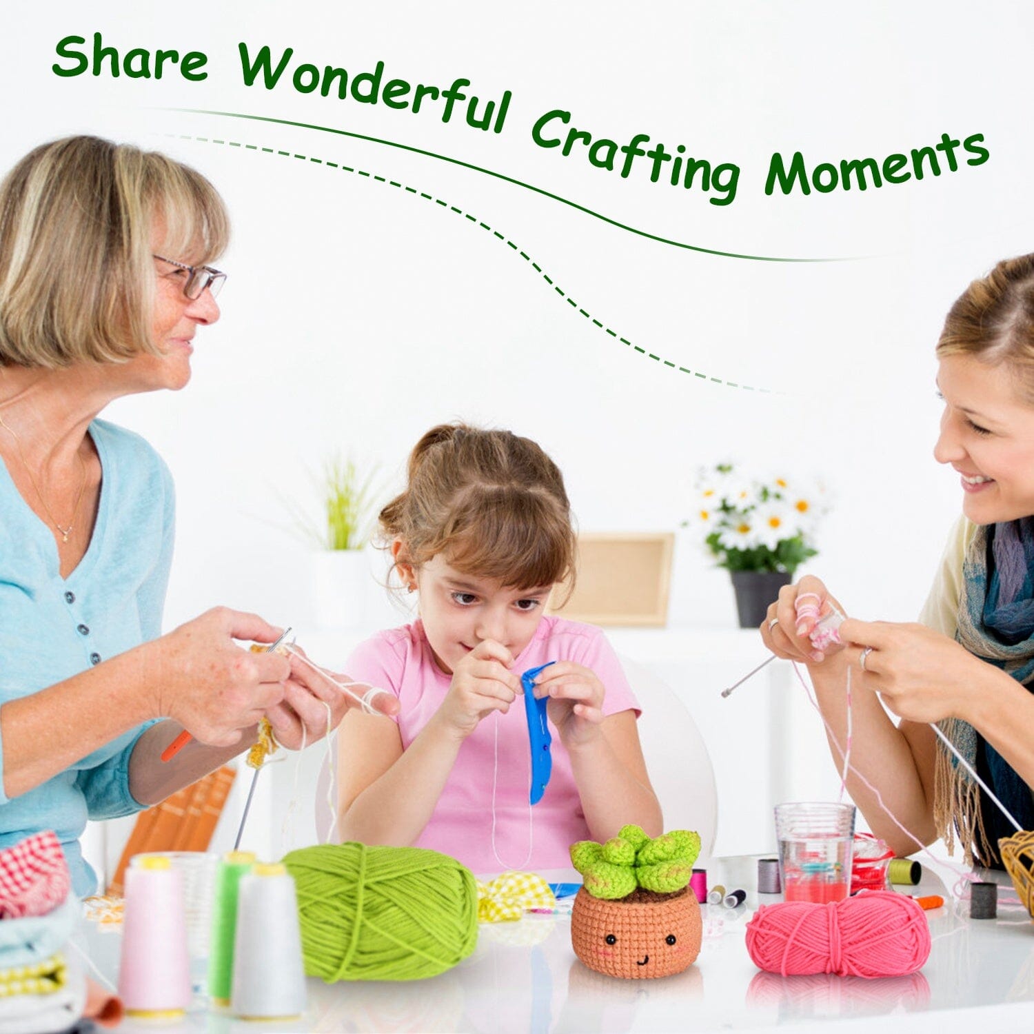 Crochet Kit for Beginners DIY Knitting Supplies Sale New Styles