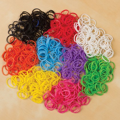 2504-Piece Set: Colorful Silicone Loom Bandz with Tools Looking For For Sale