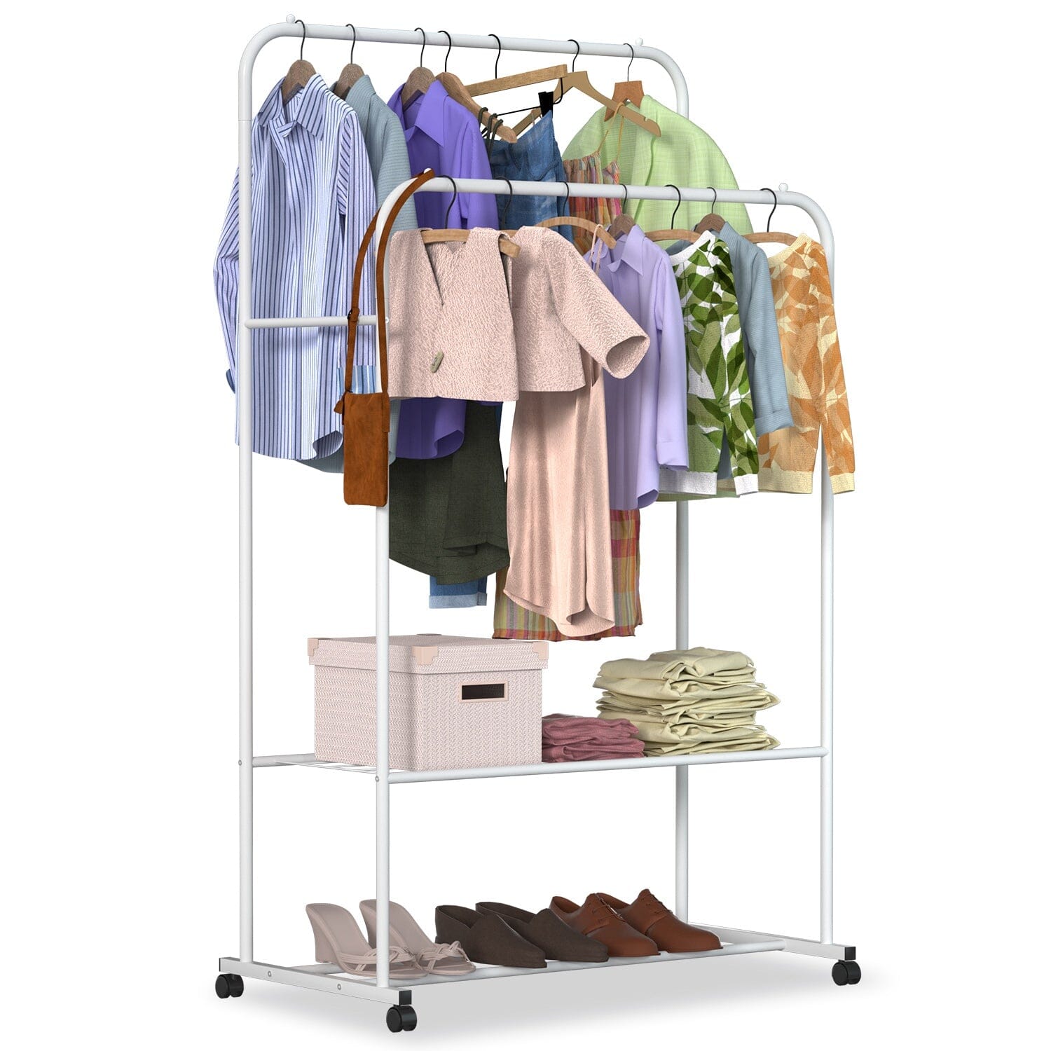 Garment Hanging Rack Clothing Organizer Outlet Manchester Great Sale