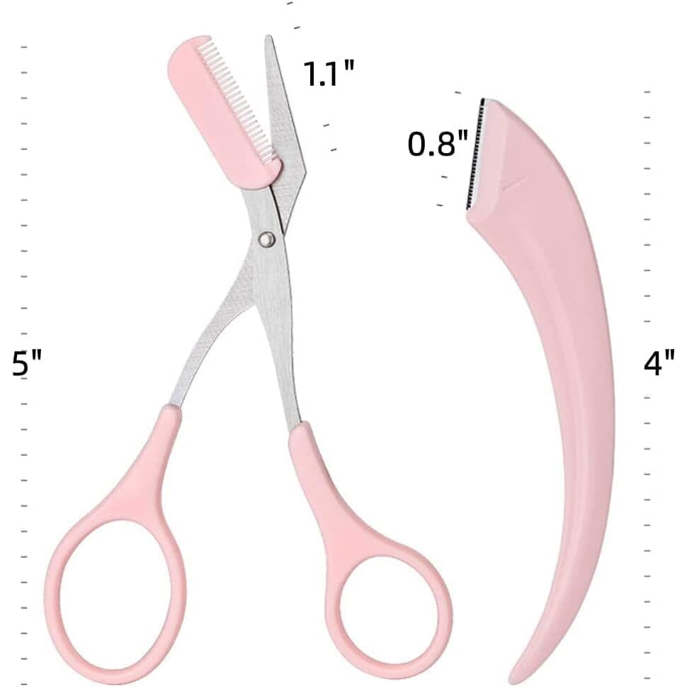 Eyebrow Trimmer Scissors with Comb Affordable Cheap Online