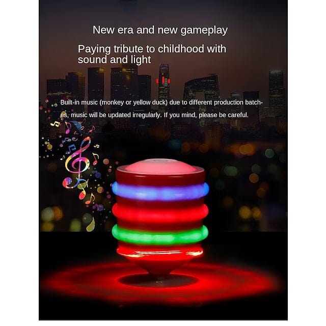 Rotating Gyro with Sound And LED Light Music Spinning Sale Choice