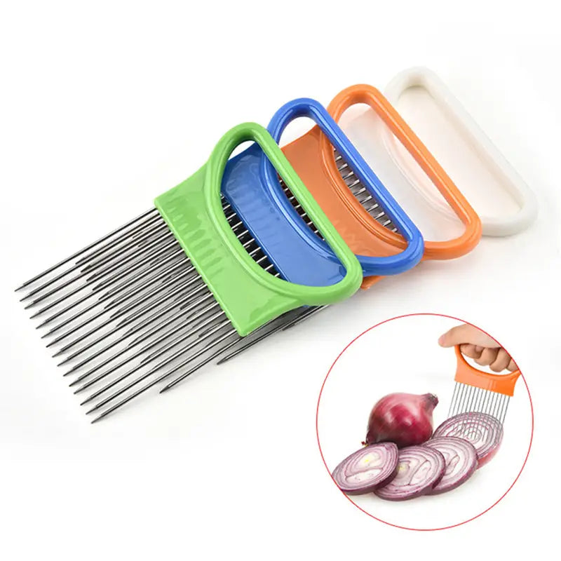 4-Pieces: All-In-One Onion Holder Slicer Set Cheap Sale Low Cost