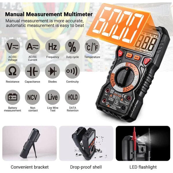 Digital Multimeter TRMS 6000 Counts Cheap Sale Amazon