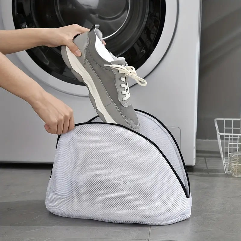 3-Piece Set: Mesh Shoe Laundry Bags with Zip Closure Cheap Sale Amazon