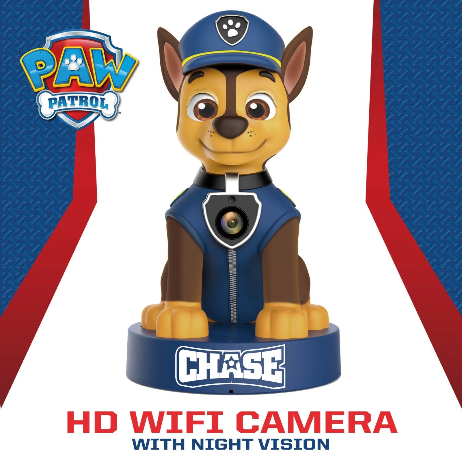 Ematic EPWB1402 PAW Patrol Chase 1080p HD Wifi Security Camera Monitor with Two-Way Audio and Night Vision CCTV Footlocker Pictures Sale Online