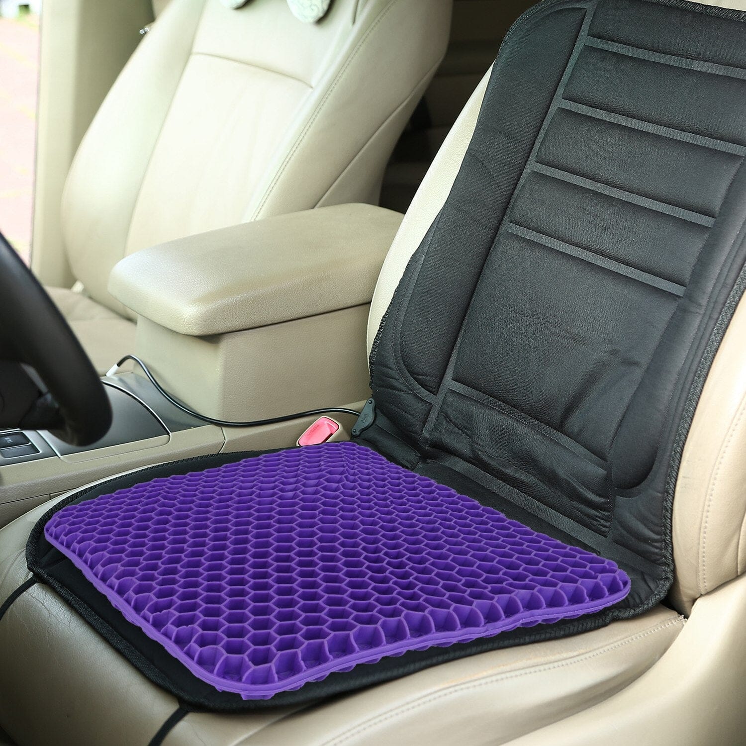 Gel Seat Cushion Non-Slip Breathable Honeycomb Sitting Cushion Pressure Pad Clearance Original