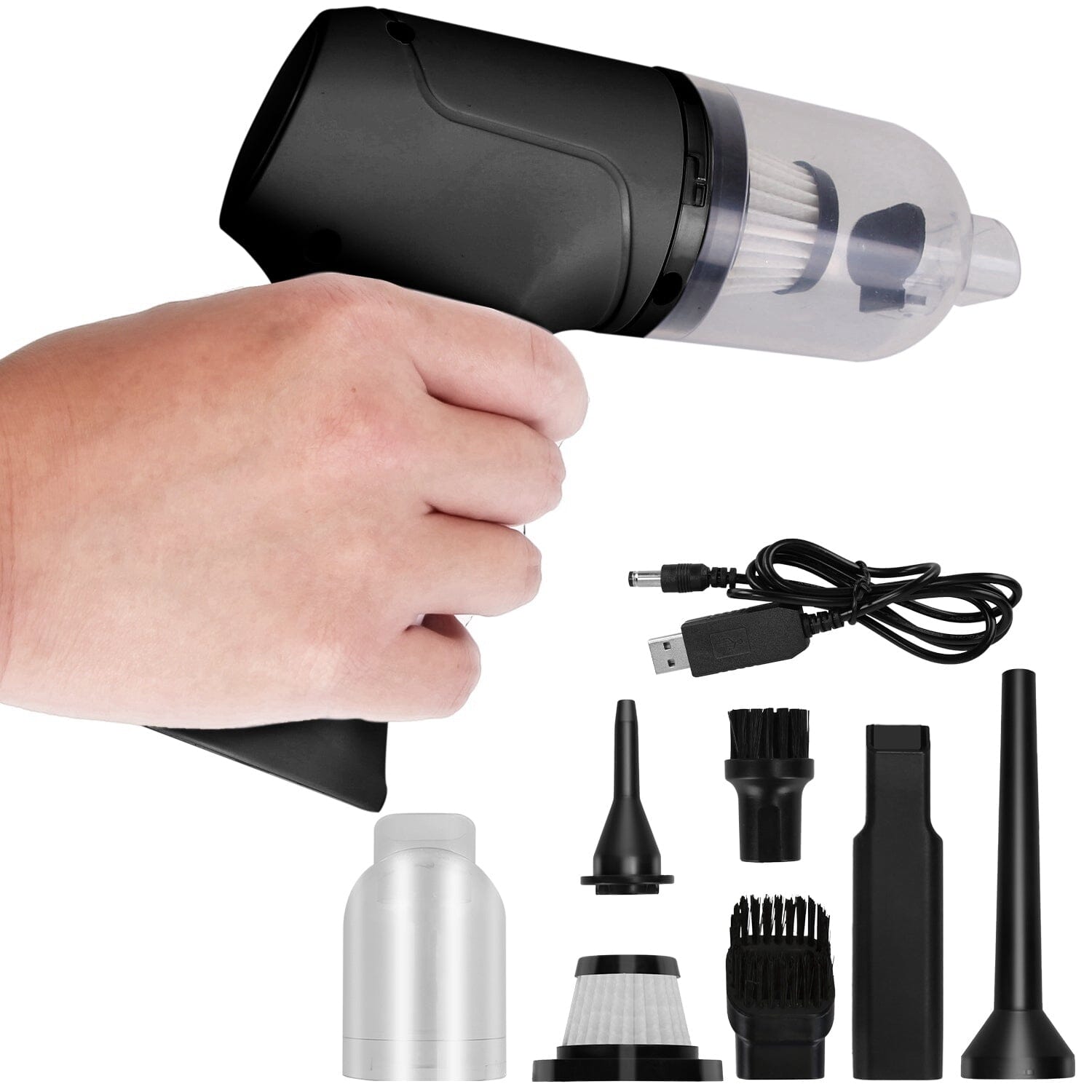 2-in-1 Cordless Vacuum Cleaner Compressed Air Duster Cheap Sale Amazing Pice