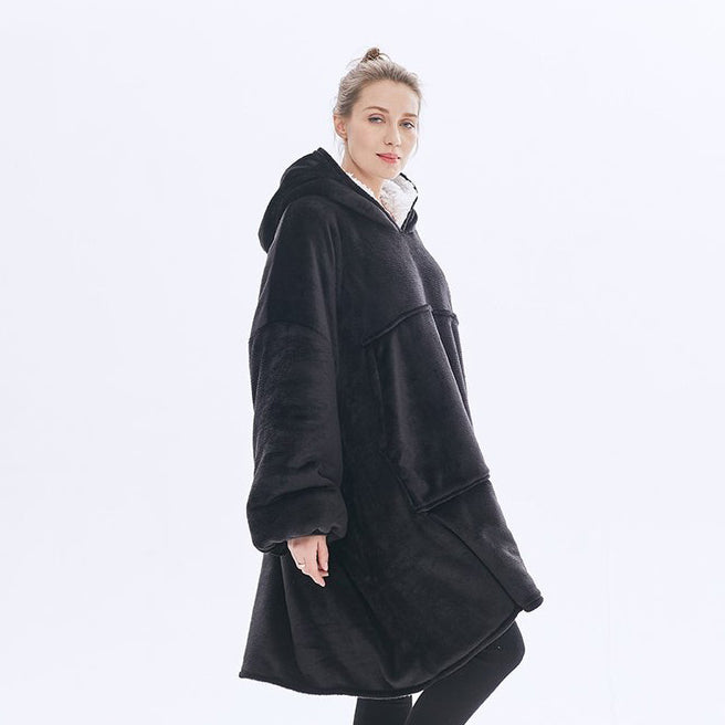 Unisex Oversized Sherpa Wearable Blanket Free Shipping With Paypal