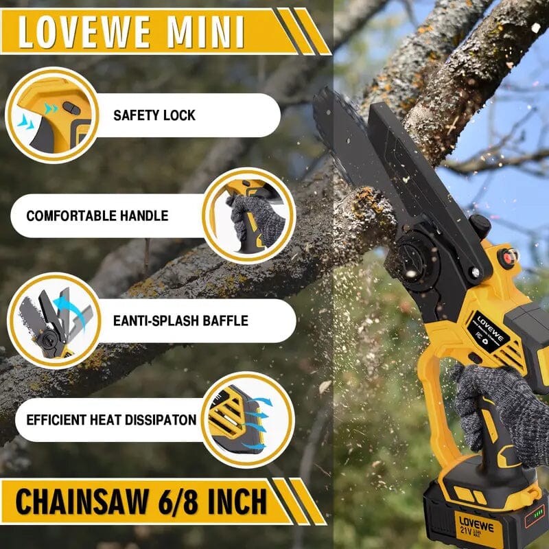 6 Cordless Mini Chainsaw Inexpensive Sale Online