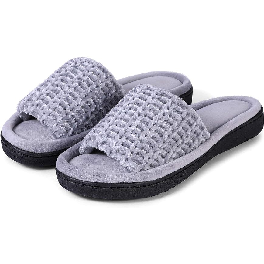 Roxoni Women's Soft Open Toe Slide Slippers, Indoor Outdoor Rubber Sole Inexpensive Cheap Online