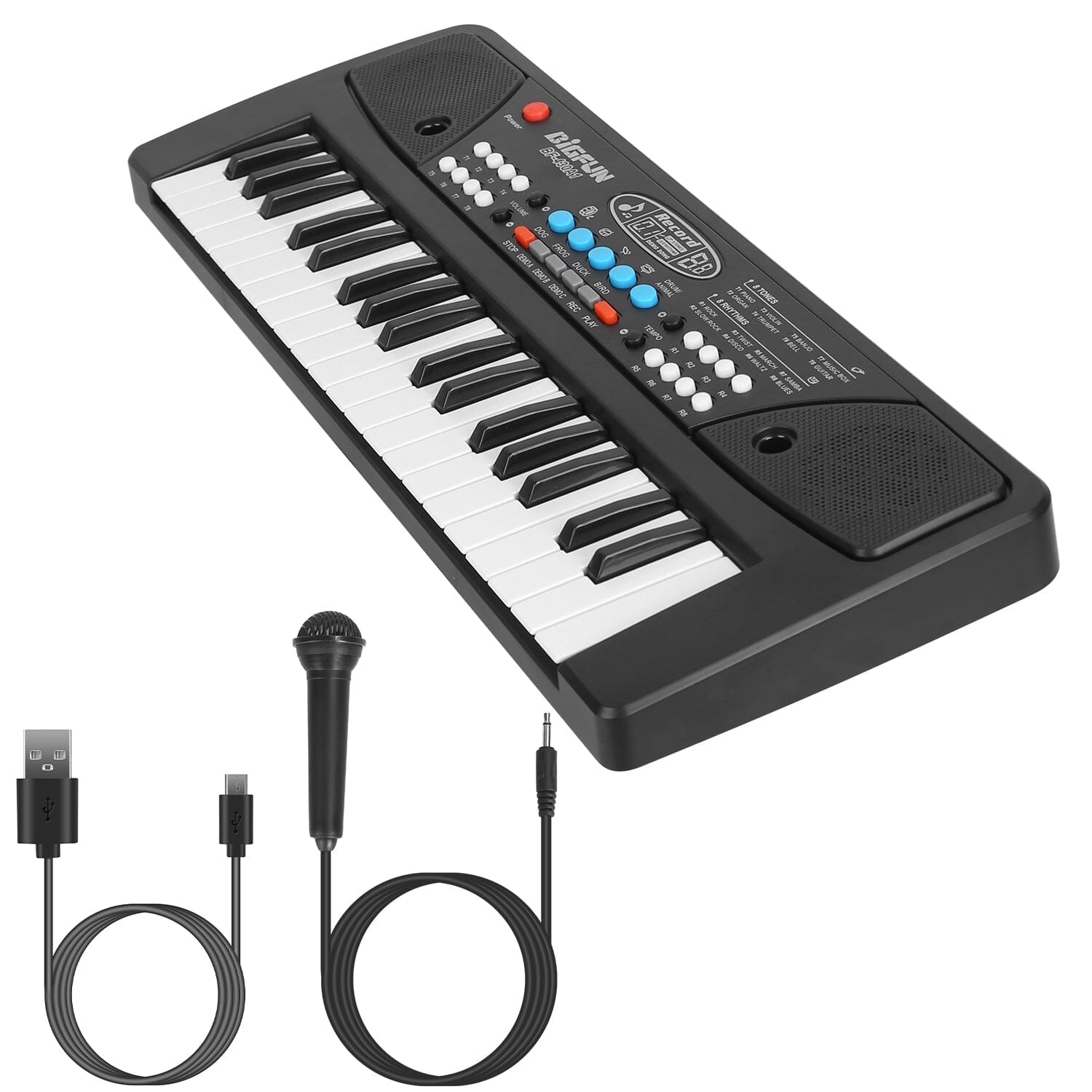 37 Keys Digital Music Electronic Keyboard Instrument with Microphone Get Authentic