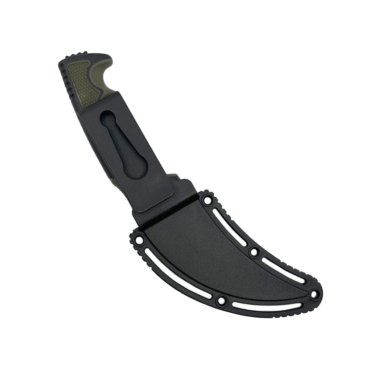 8.5 Karambit Fixed Blade Tactical Knife W/ ABS Holster Outlet With Credit Card