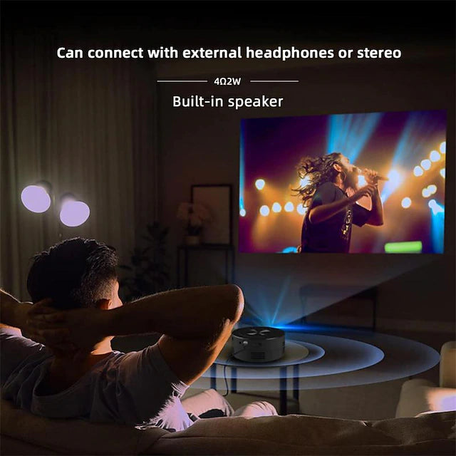 YT200 LED Projector Mini Handheld Fashion Style Cheap Online