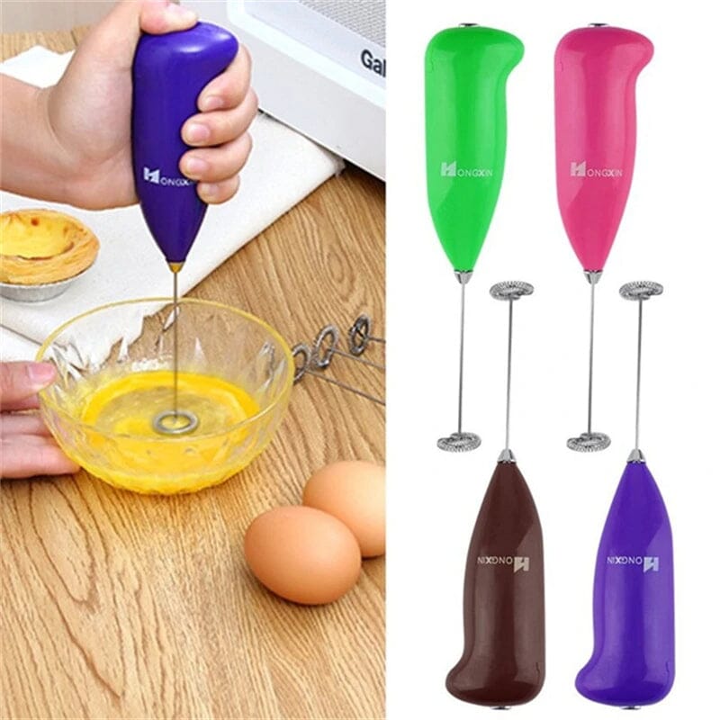 3-Pack: Electric Milk Frother Handheld Whisk From China