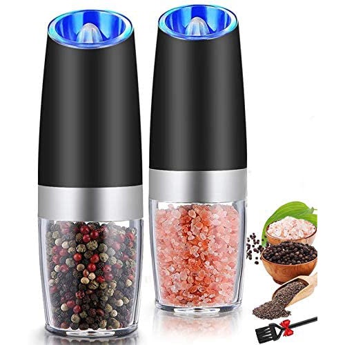 2-Pack: Gravity Electric Salt Pepper Grinder Sale Best Pices