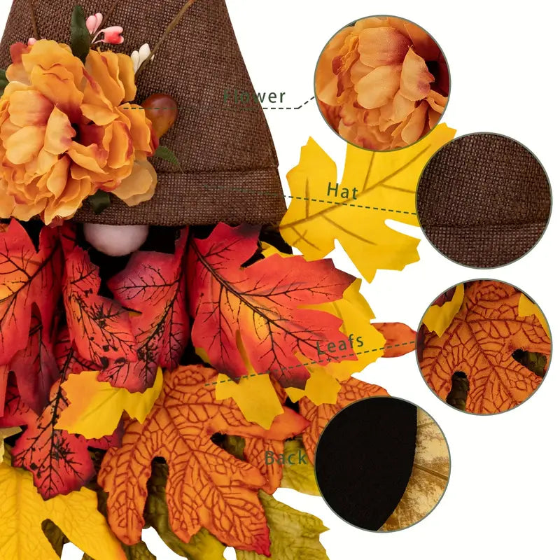 Maple Gnome Front Door Hanging Decorations 2025 Unisex