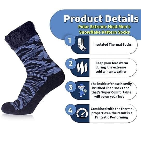 3-Pairs: Men's Insulated Thermal Soft Winter Warm Crew Socks Browse Cheap Online