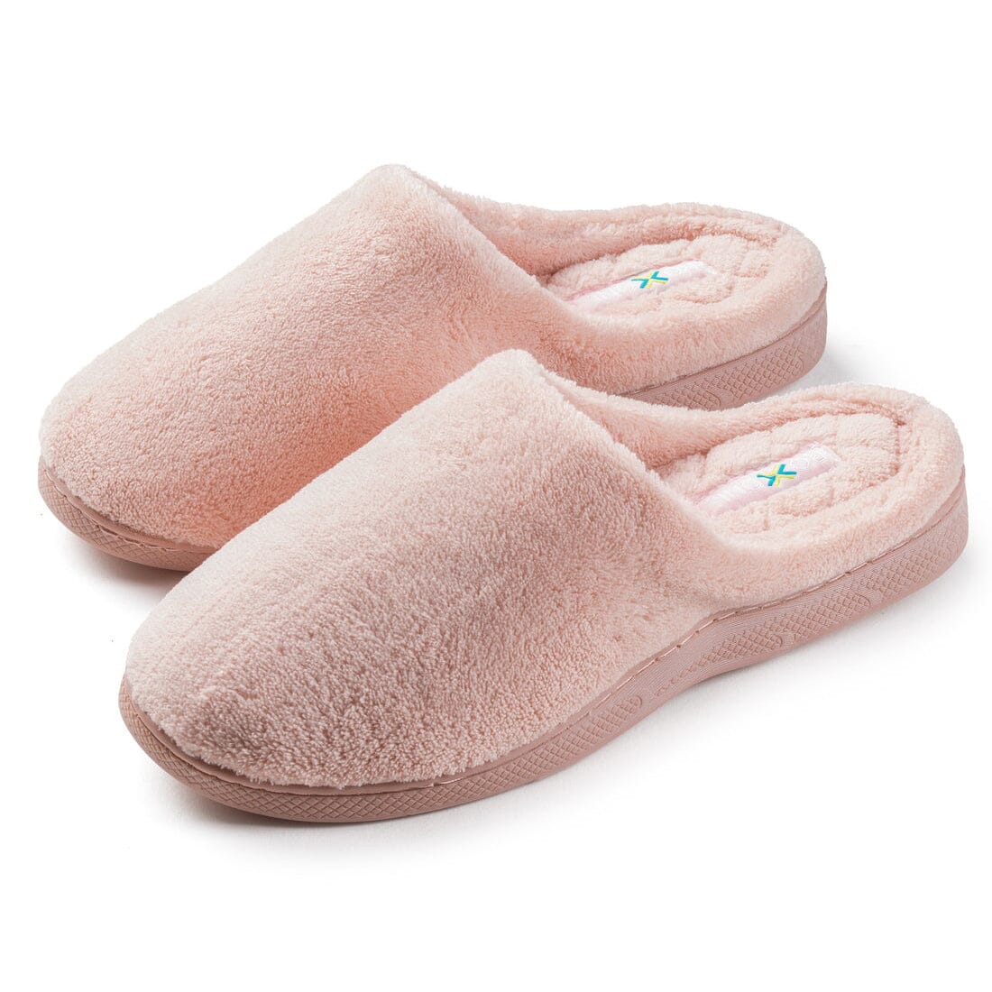 Roxoni Women's Plush Slip On Memory Foam Indoor Outdoor With Credit Card