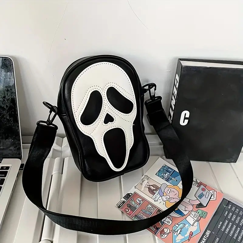 Ghost Skull Pattern Shoulder Bag Sale Footlocker Pictures