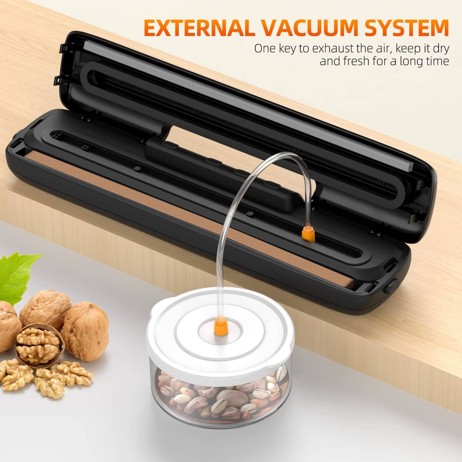 Food Vacuum Sealer Automatic Air Sealing System Clearance Discounts