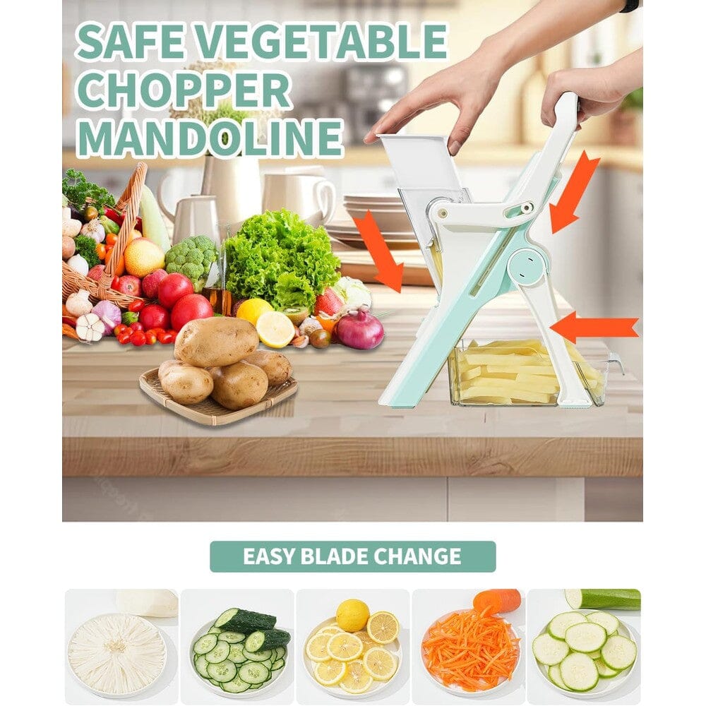 Enleber Upright Mandoline Slicer Safe Vegetable Chopper Cheap Fake