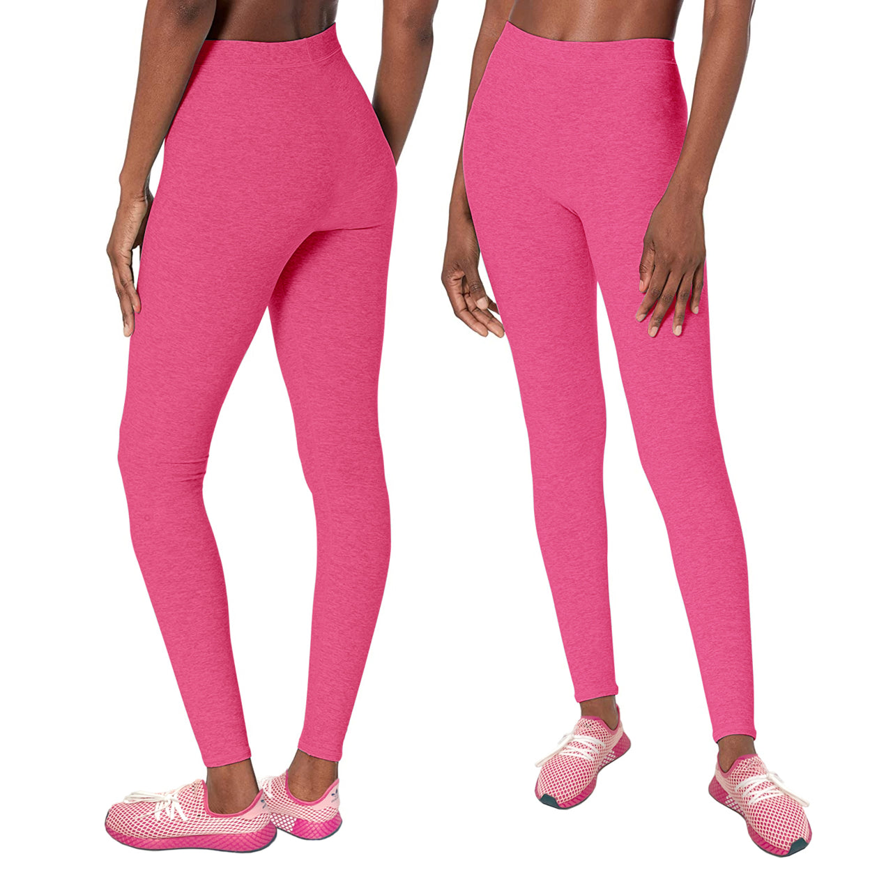 2-Pack: Women's Space Dye Seamless Leggings Pick A Best For Sale