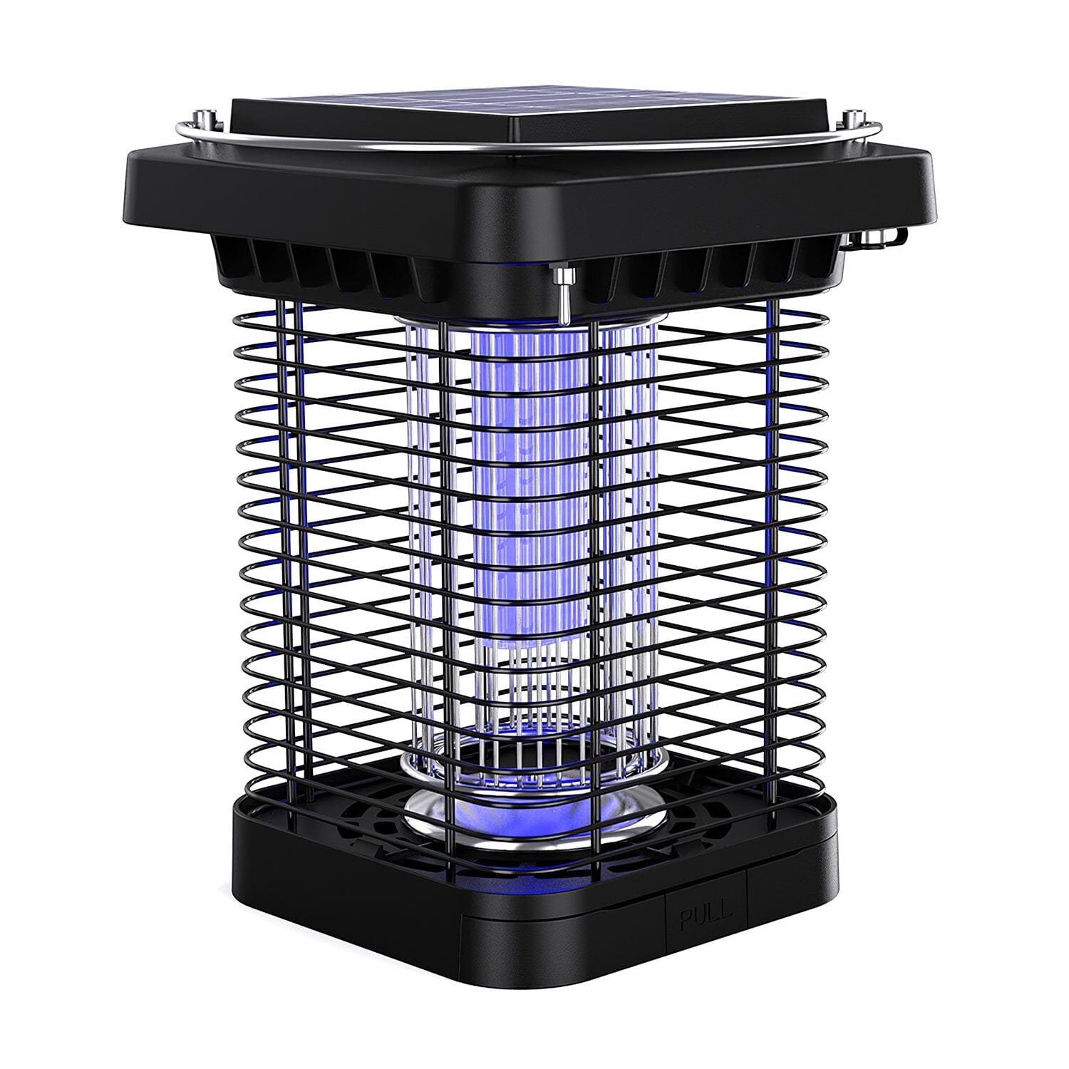 Electric Solar Powered Bug Zapper Lamp IP65 Waterproof for Indoor and Outdoor With Credit Card Free Shipping