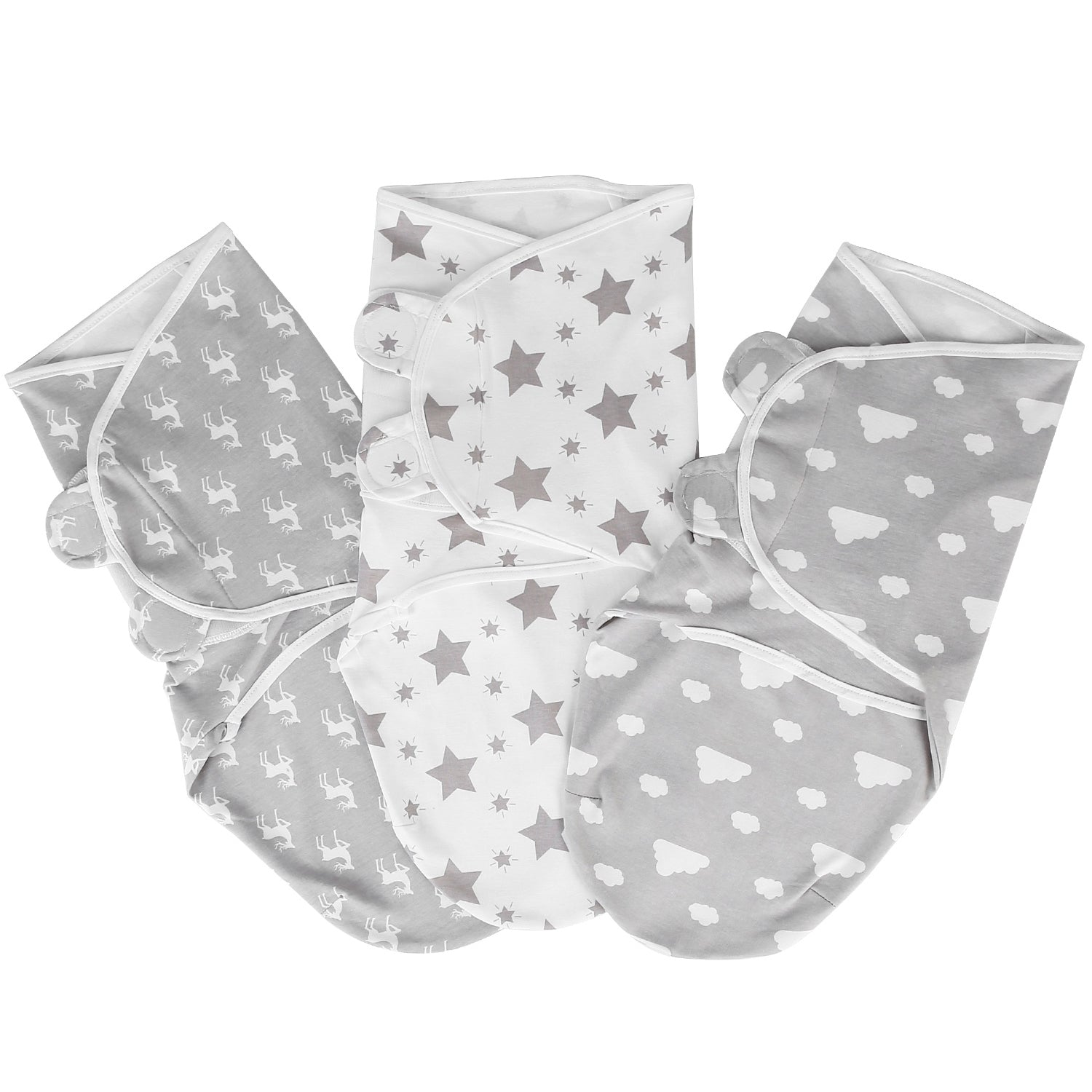 3-Pack: Baby New Born Swaddle Wrap Cheap Sale 100% Original