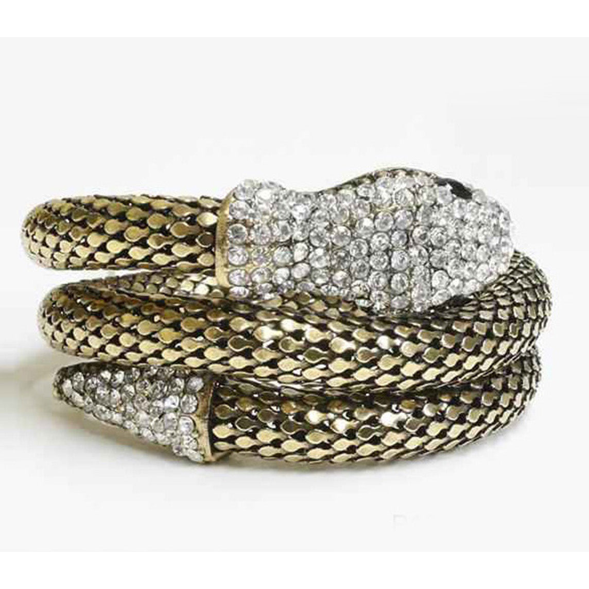 Exotic Designer Sultry Crystal Snake Bracelet Popular Sale Online