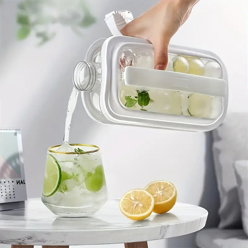 2-in-1 Portable Ice Ball Maker Kettle With 17 Grids Flat Body Lid Cooling Ice Pop/Cube Molds Ebay Online