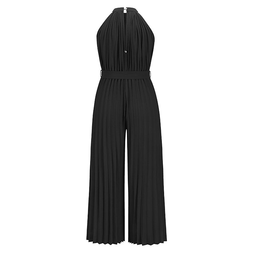 Women's Lace-Up Halter Casual Wide-Leg Jumpsuit Outlet Affordable