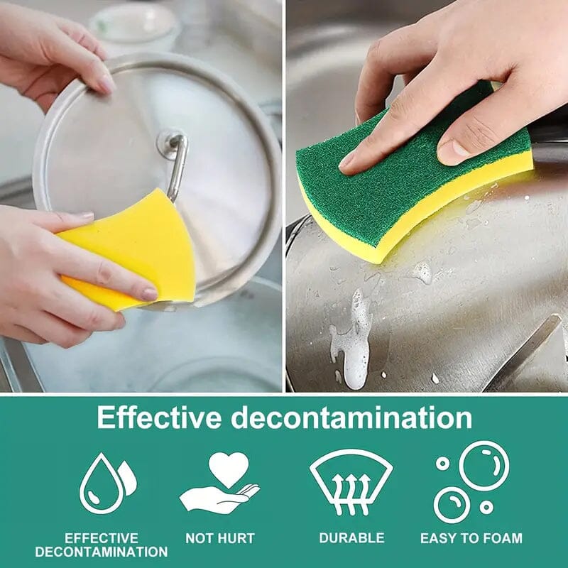 12-Piece: Ultra-Fine Microfiber Kitchen Cleaning Sponge Enjoy Cheap Online