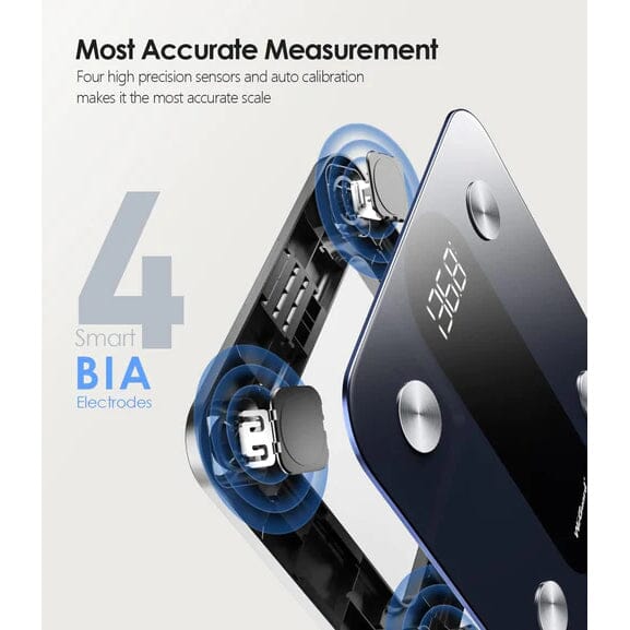 Bluetooth Digital Bathroom Scale with Heart Rate Tracking High-precision BMI Smart Scale Good Selling Online