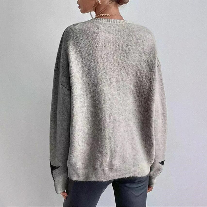 Women's Ribbed Knit Pullover Sweater Cheap Pice Original