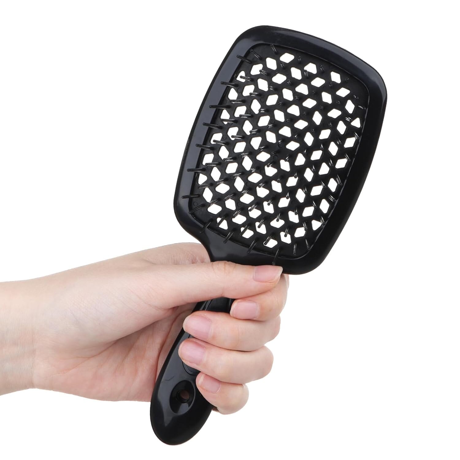 Hollow Out Hairdressing Comb Anti-Static Detangling Hair Brush Scalp Massage Hair Brush For All Hair Types For Cheap Cheap Online