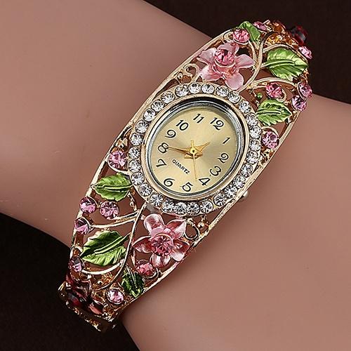 Women's Crystal Bracelet Wrist Watch Free Shipping For Sale