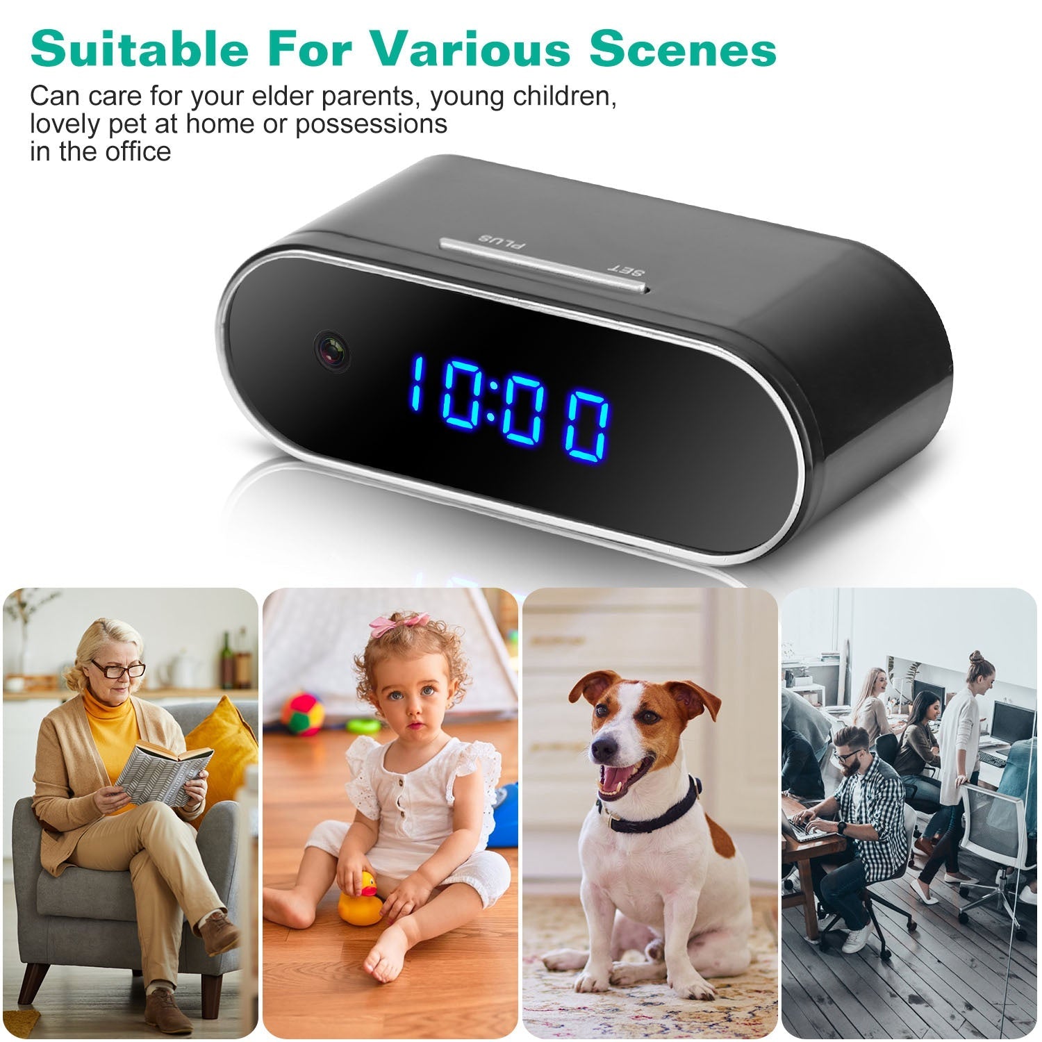 HD 1080P Wi-Fi Alarm Clock Camera Buy Cheap Sast