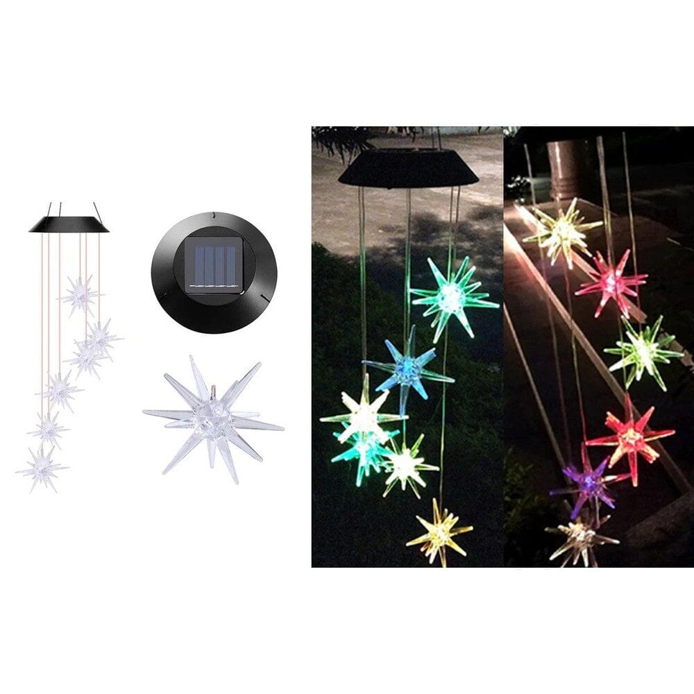 LED Color-Changing Solar Explosion Star Wind Chime Cheap Sale Looking For