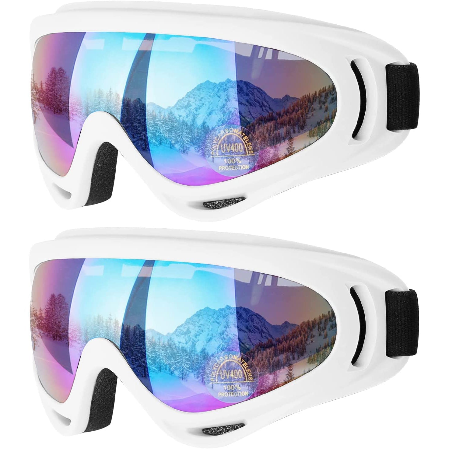 2-Pack: Anti-Scratch Dustproof Sports Goggles Quality Free Shipping Low Pice