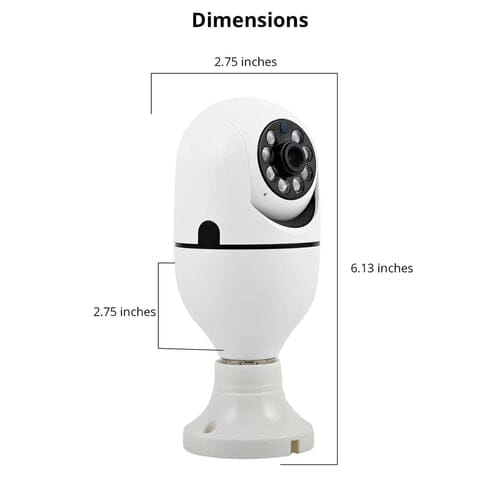 LifeWare Wireless 360-Degree Light Bulb Security Camera Buy Cheap 2025