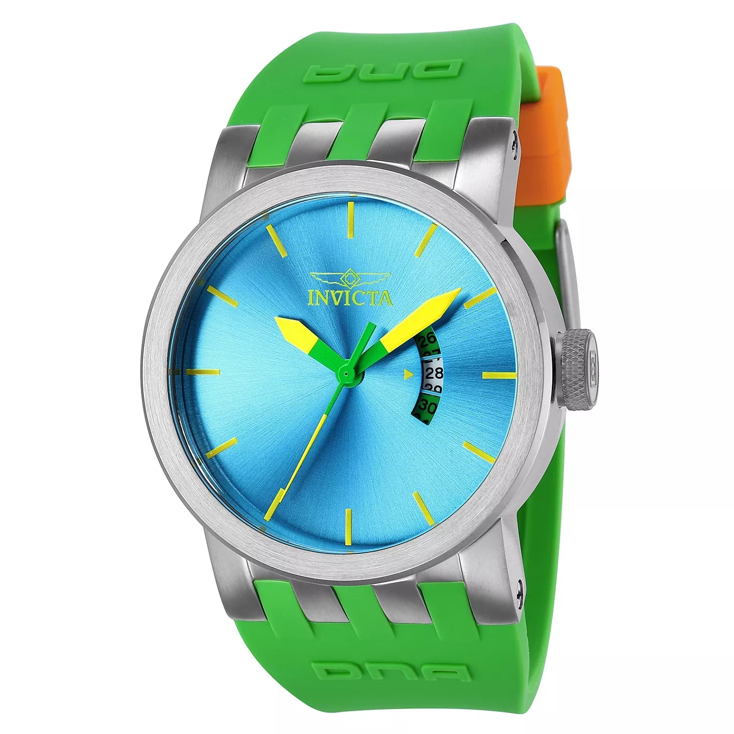 Invicta 46mm DNA Puppy Edition Quartz Date Silicone Strap Watch Footlocker Finishline Cheap Pice