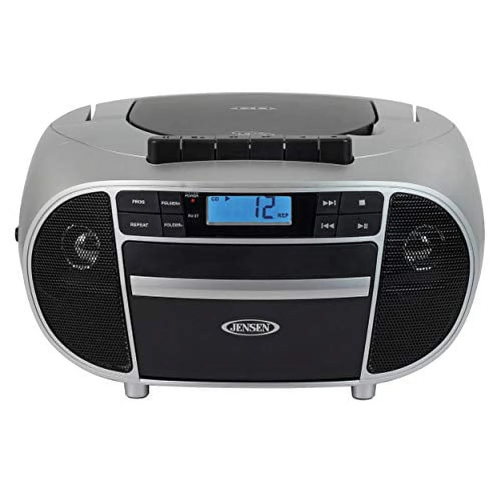 Jensen CD-550SMP3 Top-Loading Boombox CD/MP3 Black Series CD/MP3 AM/FM Radio Online Cheap Quality