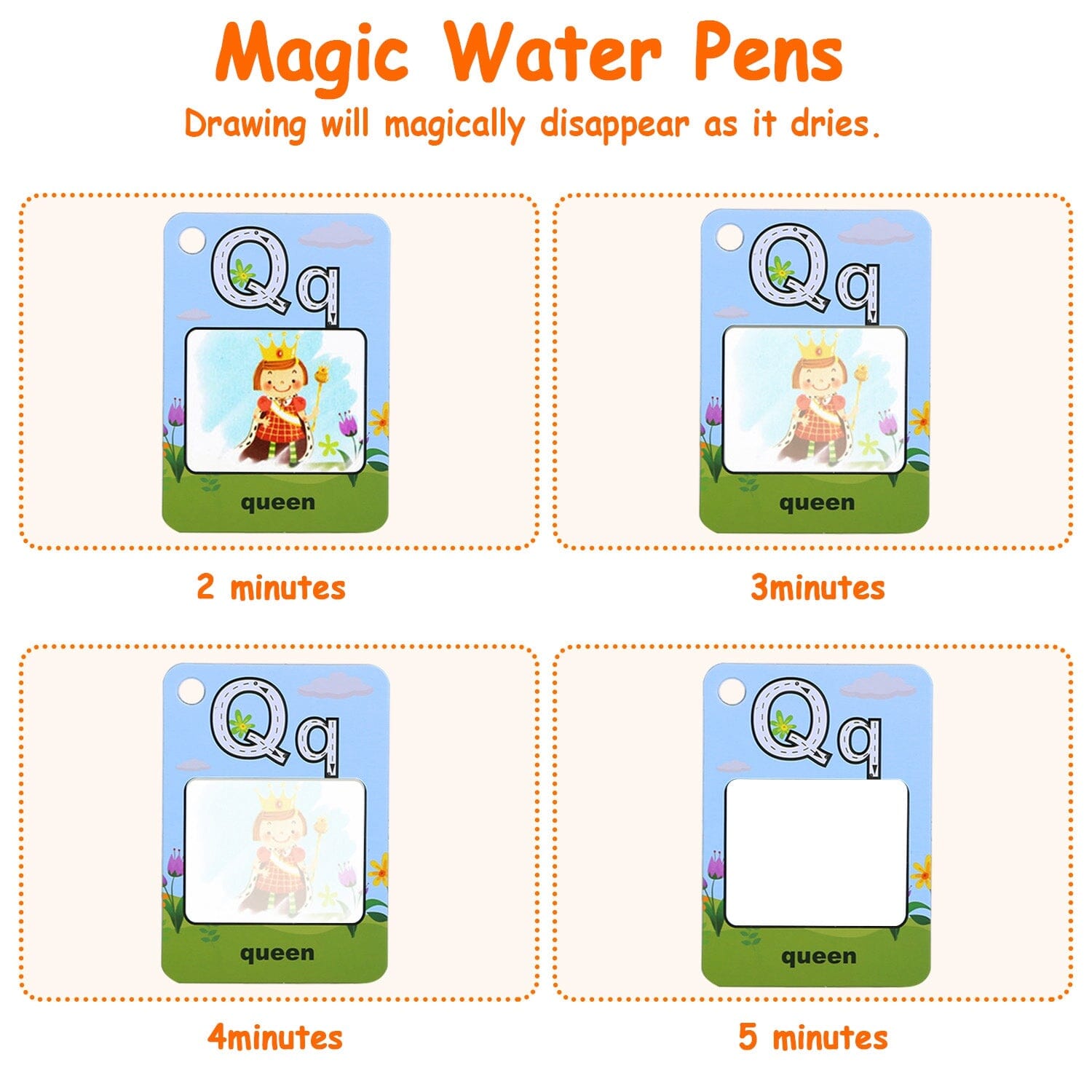 Alphabet Water Coloring Cards with 2 Magic Water Pens Buy Cheap Manchester Great Sale