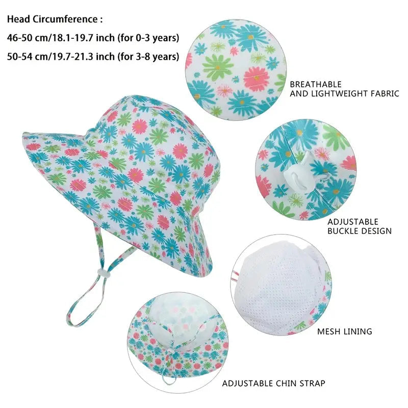 Summer Baby Anti UV Bucket Cap Free Shipping Genuine