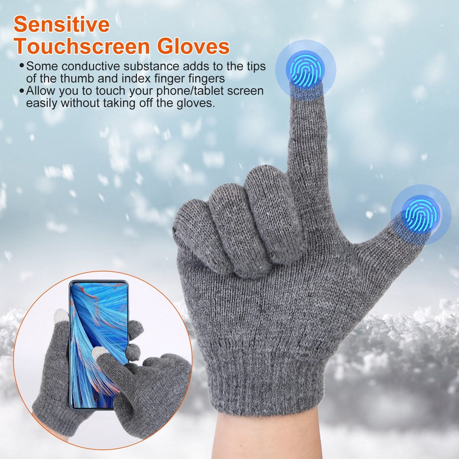 Winter Warm Beanie and Touch Screen Gloves Scarfs Set New Arrival Cheap Online