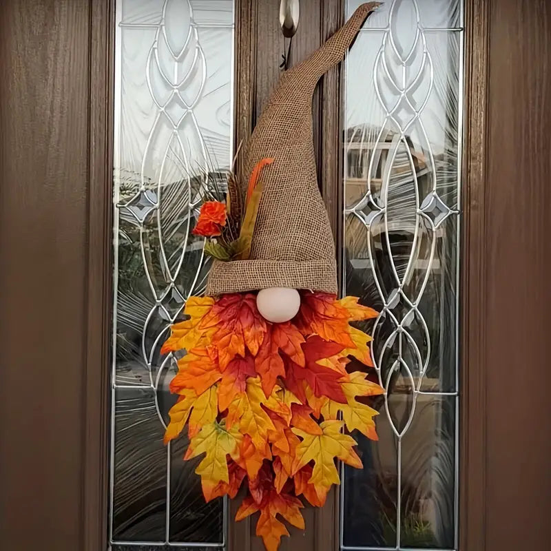 Maple Gnome Front Door Hanging Decorations 2025 Unisex
