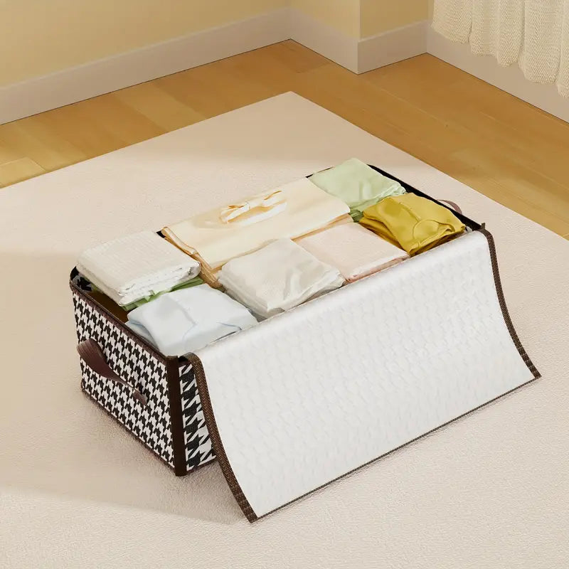 Houndstooth Large Storage Bag Latest Collections Sale Online