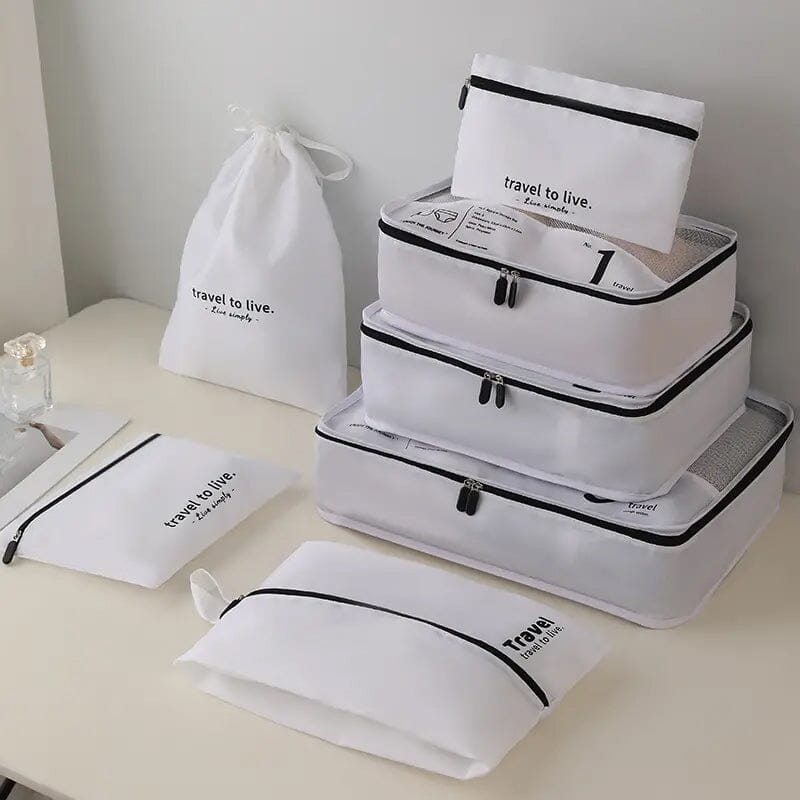 7-Piece: Travel Packaging Cube Bags Buy Cheap 100% Original